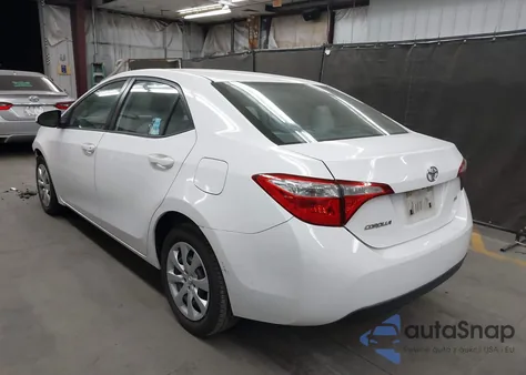 2016 Toyota Corolla Le from USA, damaged, VIN 5YFBURHE9GP428828